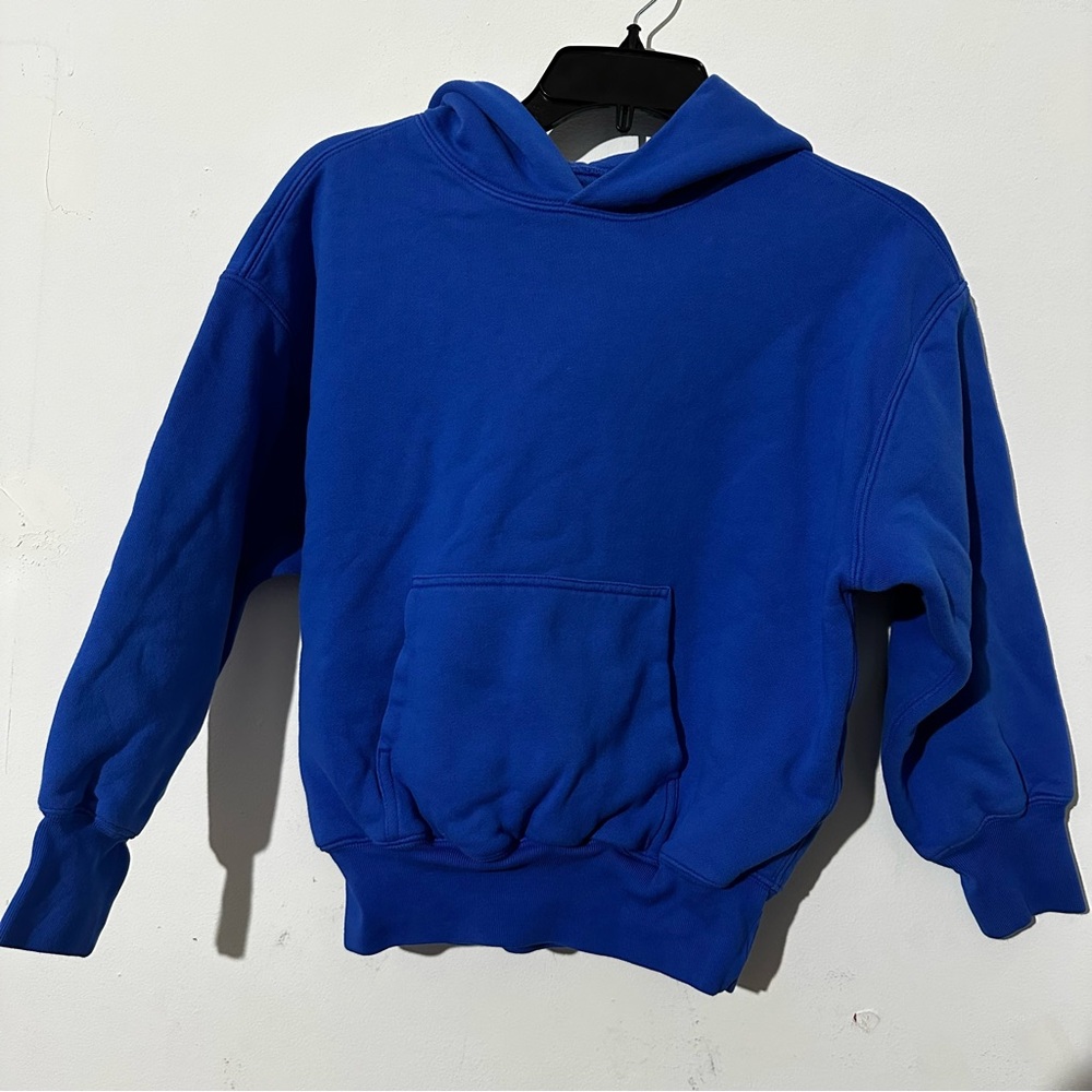 Yeezy x Gap Blue Hoodie with Front Pocket. M kids.